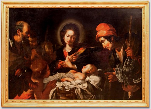 Bernardo Strozzi (Genoa 1581 - Venice 1644) and workshop - The Nativity